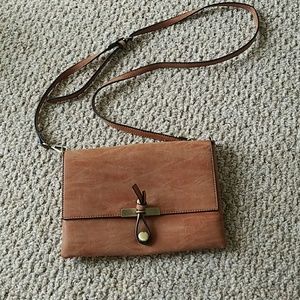 Tan crossbody bag